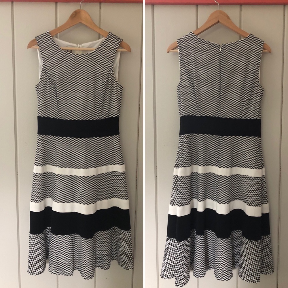 Anne Klein Fit & Flare Dress Sleeveless 4